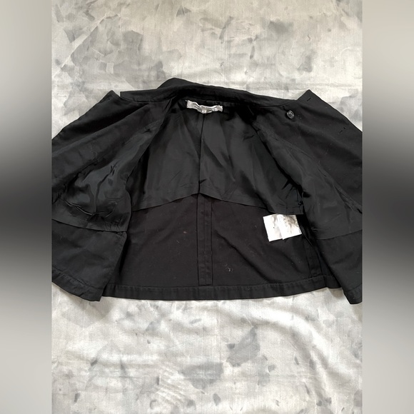 Comme Des Garçons Cropped Flared Double Breasted Coat - Picture 4 of 9